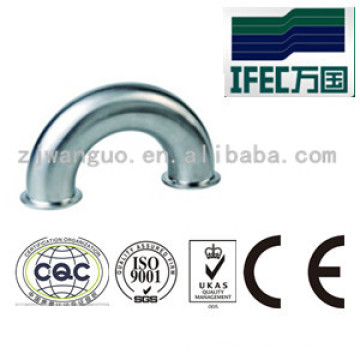 Sanitary Stainless Steel 180 Degree Clamped Elbow (IFEC-SE100001)